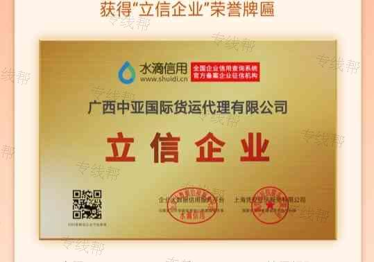 广西中亚国际货运代理有限公司 广西中亚国际货运代理有限公司